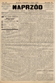 Naprzód : czasopismo polityczne i społeczne : organ partyi socyalno-demokratycznej. 1897, nr 26