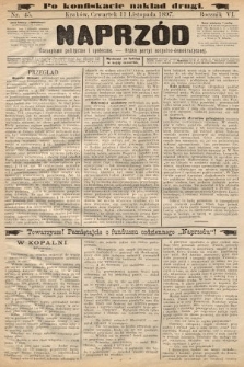 Naprzód : czasopismo polityczne i społeczne : organ partyi socyalno-demokratycznej. 1897, nr 45 (po konfiskacie nakład drugi)