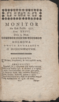Monitor. 1777, nr 36
