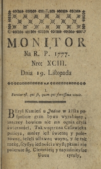 Monitor. 1777, nr 93