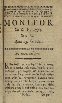 Monitor. 1777, nr 100