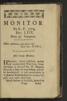 Monitor. 1775, nr 69