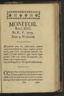 Monitor. 1775, nr 72