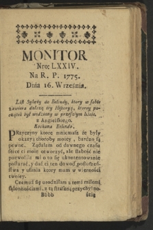 Monitor. 1775, nr 74