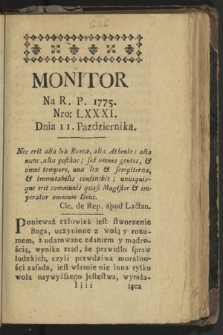 Monitor. 1775, nr 81