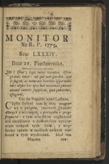 Monitor. 1775, nr 84