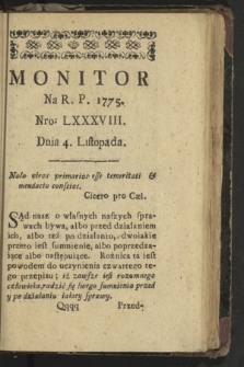 Monitor. 1775, nr 88