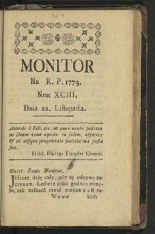 Monitor. 1775, nr 93