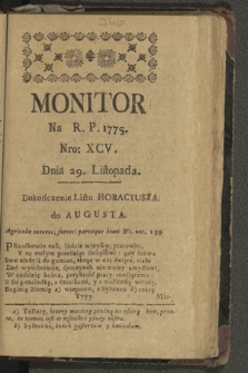 Monitor. 1775, nr 95