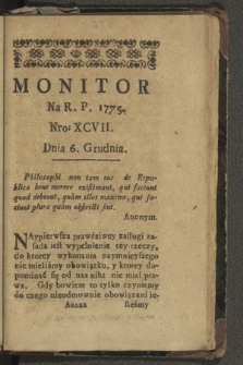 Monitor. 1775, nr 97