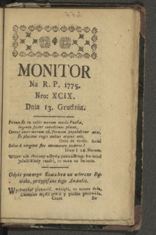 Monitor. 1775, nr 99