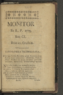 Monitor. 1775, nr 101