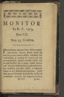 Monitor. 1775, nr 102