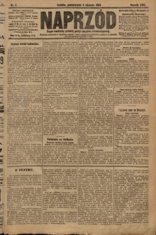 Naprzód : organ centralny polskiej partyi socyalno-demokratycznej. 1909, nr 4