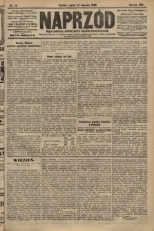 Naprzód : organ centralny polskiej partyi socyalno-demokratycznej. 1909, nr 22