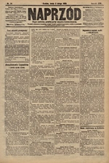 Naprzód : organ centralny polskiej partyi socyalno-demokratycznej. 1909, nr 34