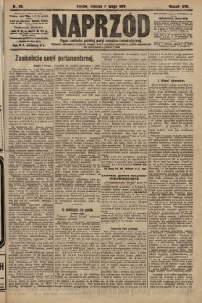 Naprzód : organ centralny polskiej partyi socyalno-demokratycznej. 1909, nr 38