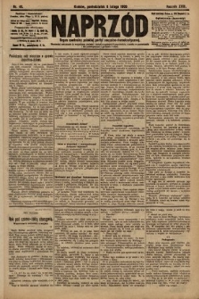 Naprzód : organ centralny polskiej partyi socyalno-demokratycznej. 1909, nr 40