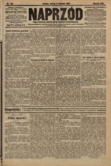 Naprzód : organ centralny polskiej partyi socyalno-demokratycznej. 1909, nr 100