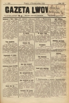 Gazeta Lwowska. 1925, nr 226