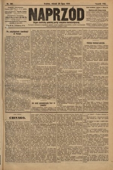 Naprzód : organ centralny polskiej partyi socyalno-demokratycznej. 1909, nr 201