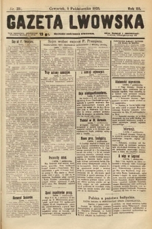 Gazeta Lwowska. 1925, nr 231