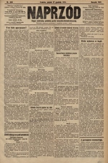 Naprzód : organ centralny polskiej partyi socyalno-demokratycznej. 1909, nr 344