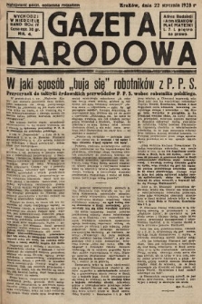 Gazeta Narodowa. 1928, nr 4