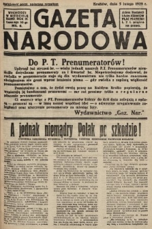 Gazeta Narodowa. 1928, nr 6