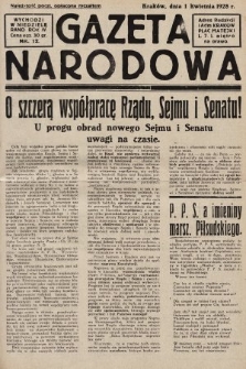 Gazeta Narodowa. 1928, nr 12