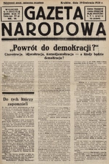 Gazeta Narodowa. 1928, nr 16