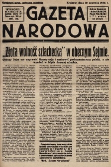 Gazeta Narodowa. 1928, nr 20