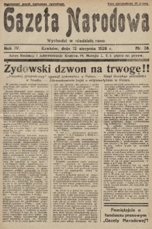 Gazeta Narodowa. 1928, nr 28