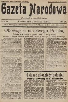 Gazeta Narodowa. 1928, nr 30