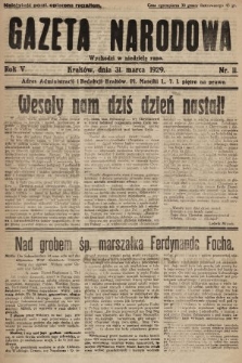 Gazeta Narodowa. 1929, nr 11