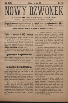 Nowy Dzwonek. 1910, nr 13