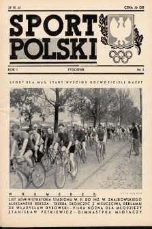 Sport Polski. 1937, nr 5