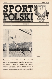 Sport Polski. 1937, nr 10