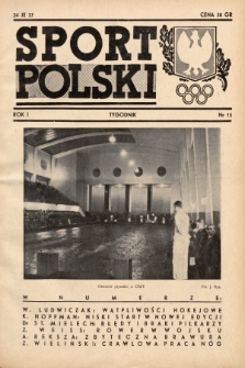 Sport Polski. 1937, nr 13