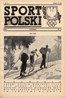 Sport Polski. 1937, nr 14