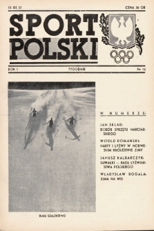 Sport Polski. 1937, nr 16