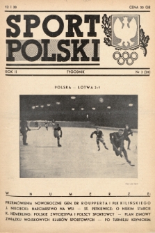 Sport Polski. 1938, nr 2
