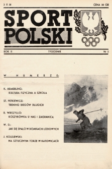 Sport Polski. 1938, nr 5