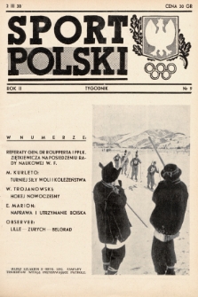 Sport Polski. 1938, nr 9