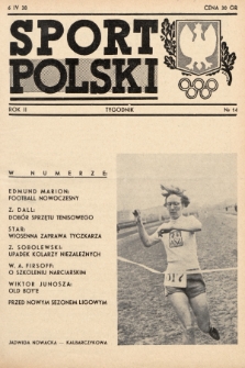 Sport Polski. 1938, nr 14