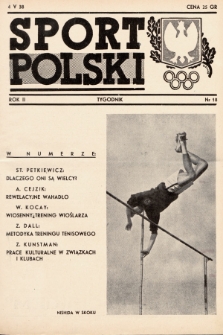 Sport Polski. 1938, nr 18