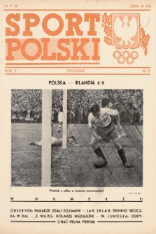 Sport Polski. 1938, nr 21