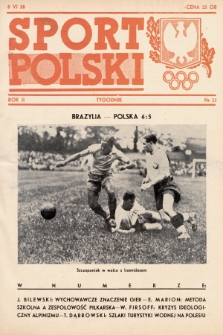 Sport Polski. 1938, nr 23
