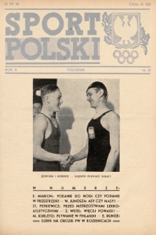 Sport Polski. 1938, nr 29