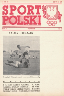 Sport Polski. 1938, nr 32